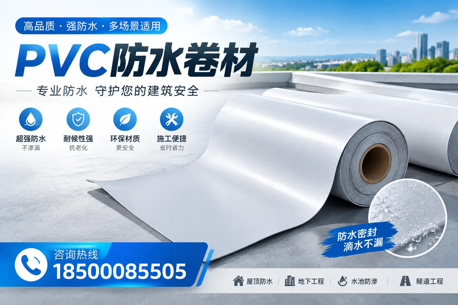 PVC防水卷材的市场竞争分析,临沧品牌选择参考